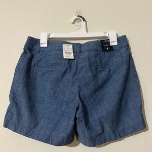 NWT! J Crew Shorts 5" inseam Chambray Denim size 6